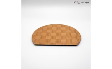 皿 Pifa トレイ ＆ 半月膳 直接食器 セット お皿 木皿 半月皿 半月盆 スクエア プレート ウッドプレート 角皿 長方形 木 木製 日本製 四角い 食器 お盆 トレー キッチン 工芸品 秋田 