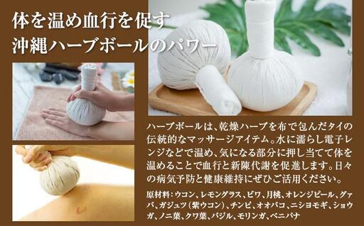 薬草香る枕2個＆沖縄ハーブボール   