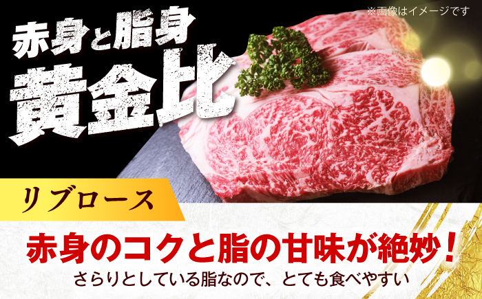 博多和牛 牛肉 リブロース ステーキ 500g（250g×2） 《築上町》【肉のくまもと屋】 [ABEZ072]