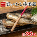 【ふるさと納税】 いわし 生姜煮 10匹 3パック 計30パック 湯煎でOK 冷凍