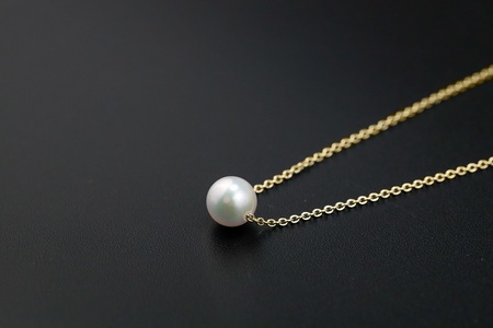 【SILVER】7.0-7.5mm アコヤ真珠スルーネックレス GM