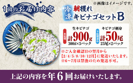 【全6回定期便】きびなごセットB（キビナゴのお刺身＆生キビナゴ） 五島市/Sun Sea Go Company[PGL011]