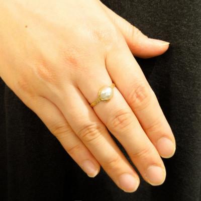ふるさと納税 座間味村 kerama pearl ring (12号) / K18 |  | 03