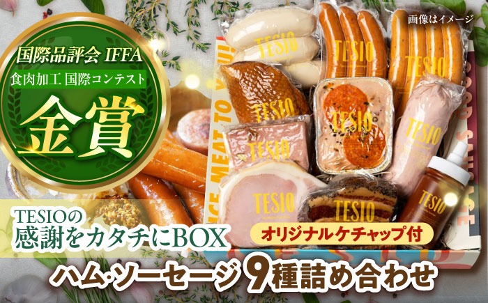 TESIOの自家製ハム＆ソーセージ 『感謝をカタチにBOX』 豚肉 ハム ソーセージ 小分け 真空パック 沖縄市 / TESIO[BCAD004]