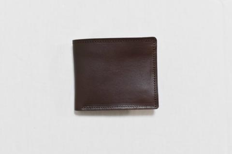 【horii.】鞄職人が手掛ける【ベーシックウォレット】ダークブラウン (44-39) ダークブラウン