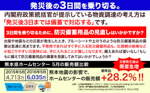ブルーシート エコフレンドシート 2.7ｍ×3.6ｍ 株式会社ユーホー笠岡店《45日以内に出荷予定(土日祝除く)》岡山県 笠岡市 防災 防災グッズ 防災用品 災害 アウトドア エコ ターピーエコフレン