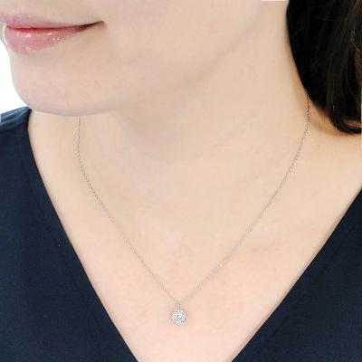 ふるさと納税 甲府市 PT900/PT850ダイヤモンドネックレス(Fph003) |  | 02