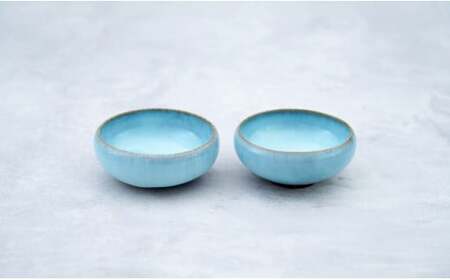 有田焼 月白 3寸小鉢 2個セット 【 茂正工房 】 梶原大敬 陶器 小鉢 和食器 青磁 手作り 作家もの ak047