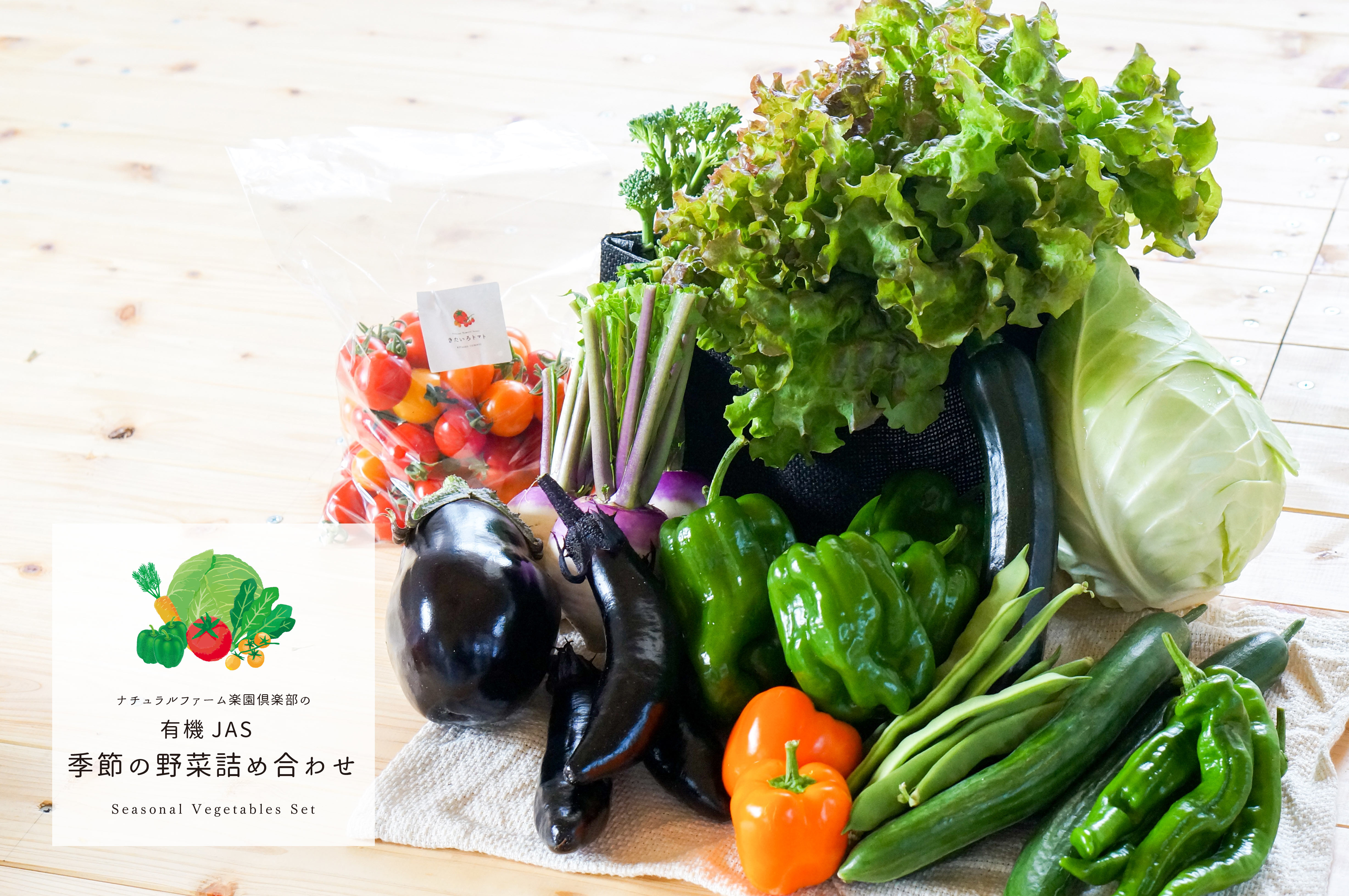 
                  【有機JAS認定】【2ヶ月隔月定期便】 季節の野菜詰め合わせ ～有機野菜セットA～ 10種類～12種類 季節 野菜 野菜セット 有機野菜 有機 詰め合わせ セット
                