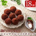 【ふるさと納税】生チョコトリュフ！シャンティショコラボヌール計18個(9個入り×2箱)スイーツ お菓子 チョコ チョコレート 生チョコ トリュフ 新感覚 バレンタイン【財宝】