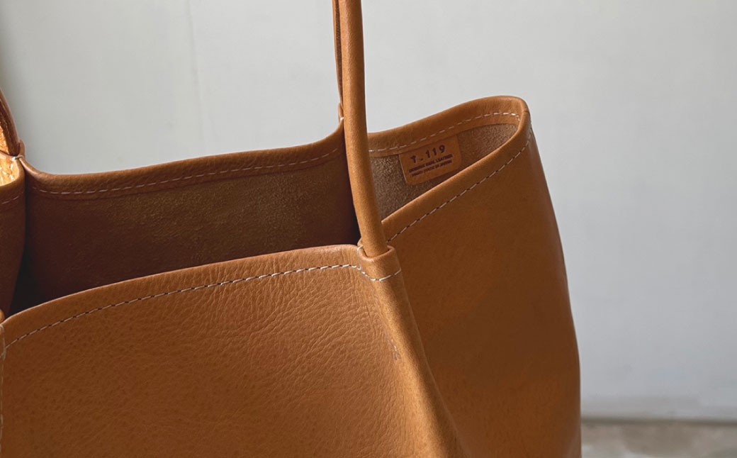 【選べるカラー】縦型 TOTEBAG クロ ／ チョコ ／ チャ ／ ナチュラル ／ アカ トートバッグ