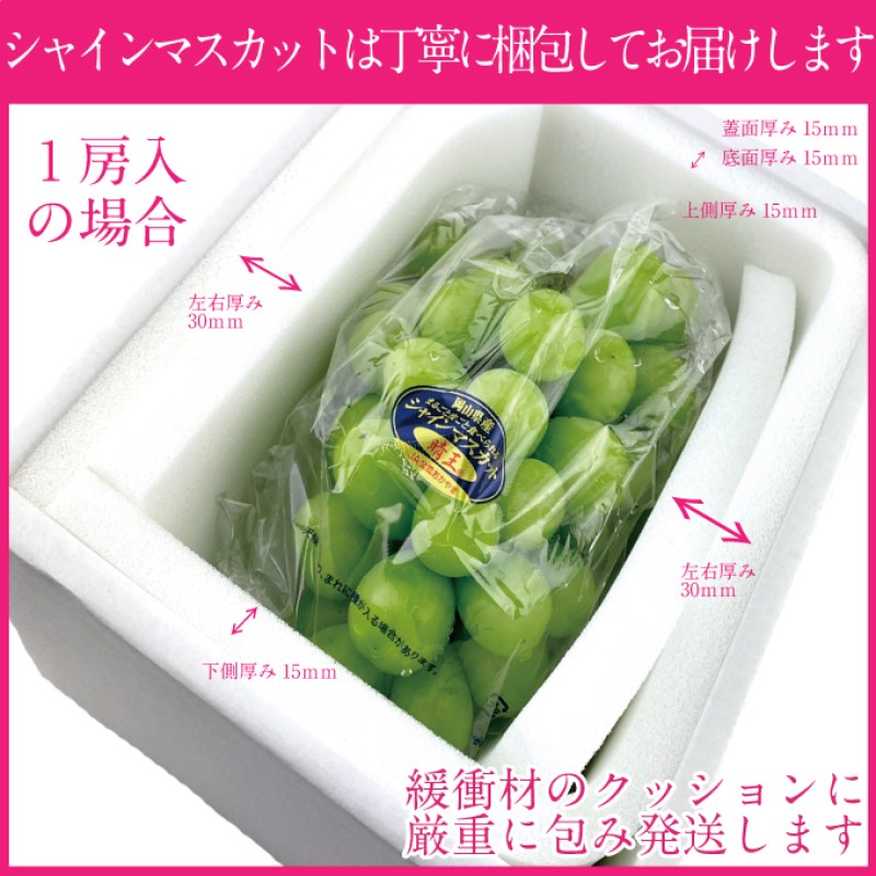 ぶどう 2024年度分 先行予約 シャインマスカット 晴王 1房 約650g 定期便 3回 岡山県産 葡萄 ブドウ ギフト ハレノフルーツ 皮ごと食べる みずみずしい