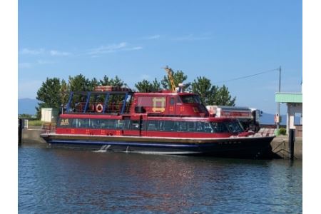 【竹生島行き観光船】彦根港発往復チケット1枚(1名様分) 琵琶湖 クルーズ