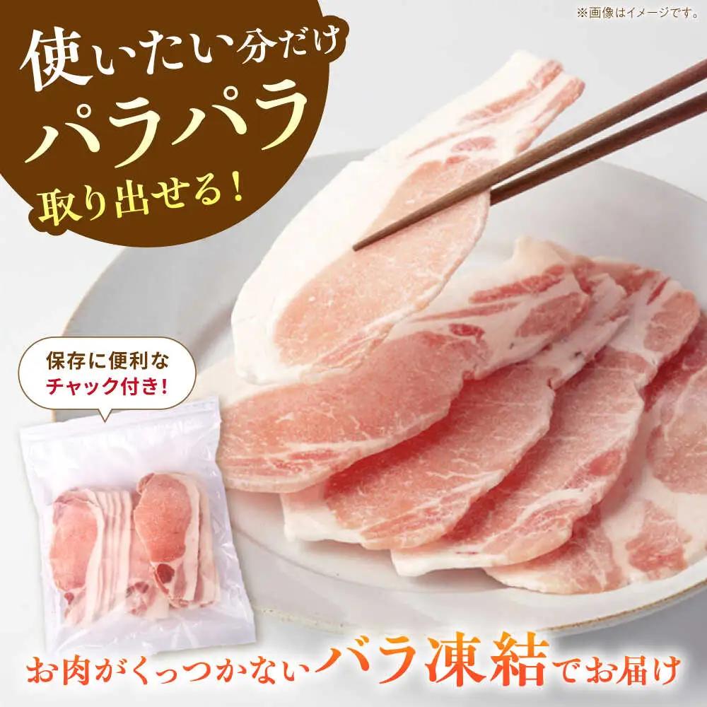 【12回定期便】《バラ凍結》豚肉 ローススライス 計1kg 藤井ファーム[AWAF052]