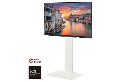 WALL インテリアテレビスタンド V3 SW ハイタイプ テレビスタンド　80インチ対応 壁寄せ 首振り機能 薄型 高さ調整 省スペース 大型テレビ 安心 グッドデザイン賞受賞 東京都 大田区 ホワ