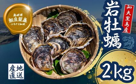 【知夫里島産 岩牡蠣 2kg】ブランド 岩牡蠣 生食可 牡蛎 牡蠣 かき カキ 岩牡蠣 いわがき 海鮮 海産物 海の幸 シーフード 魚貝類 父の日 母の日 バーベキュー ギフト 濃厚 クリーミー