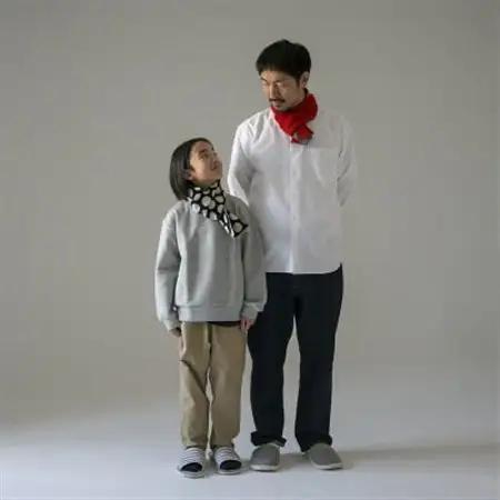 【 OTA KNIT 】ちくちくしないマフラー 無地(レッド×グレー)_装飾品・工芸品 マフラー・手袋 服飾小物 _【1554347】