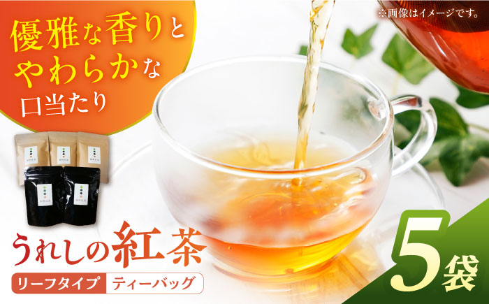 うれしの紅茶 5袋セット / 茶 お茶 紅茶 和紅茶 飲み比べ 飲みくらべ 佐賀 嬉野 / 茶 お茶 紅茶 和紅茶 飲み比べ 飲みくらべ 佐賀 嬉野【うれしの紅茶振興協議会】 [NAP001]