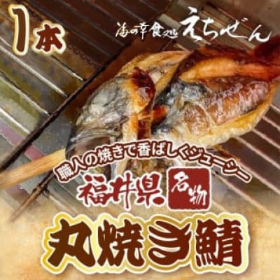 【福井県 名物】丸焼き鯖 一本 職人の焼きで香ばしくジューシー【配送不可地域：離島・北海道・沖縄】【1680688】