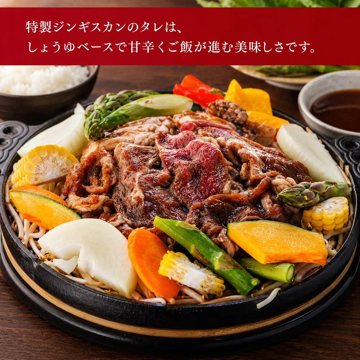 自家製ジンギスカンとホルモンセット 2.3kg ｜ ジンギスカン