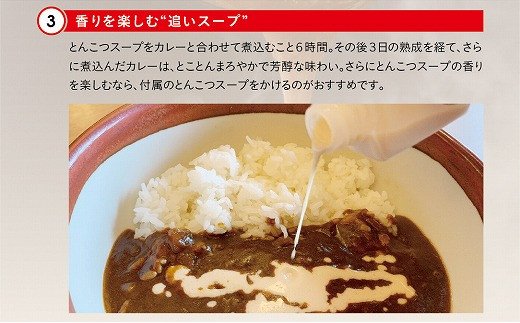 博多名物とんこつカレー豚骨スープ付き 200ｇ×5袋  [H2090]