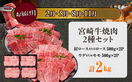 ≪3回連続お届け≫とにかくお肉大好き!宮崎牛と宮崎県産豚定期便L(総重量8.2kg)_T84-3-N201_(都城市) 宮崎県産 牛肉 宮崎牛 豚肉 しゃぶしゃぶ すき焼き 焼肉 バラ ロース ウデ 