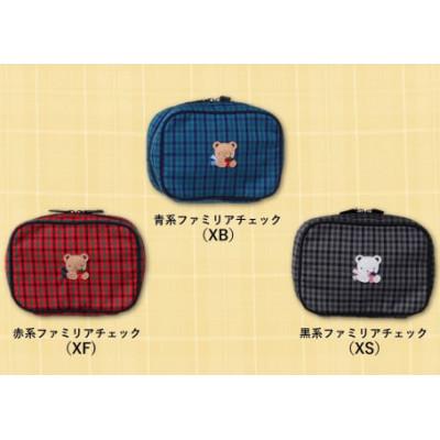 ふるさと納税 西脇市 【ふるさと納税限定・西脇市】ファミリア(familiar)ポーチ　赤系チェック(XF) |  | 03