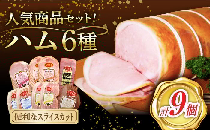 
            【人気商品セット】わくわくハムセット 6種 ❘ 佐賀県産豚肉 はむ 豚肉 豚 肉 焼豚 生ハム ロースハム プレスハム ベーコン  ❘ 佐賀県 武雄市/宮地ハム [UBM024]
          