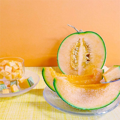 【2025年夏発送】お楽しみメロン　岸田農園産　北海道メロン(赤肉メロン)30セット限定【1614614】