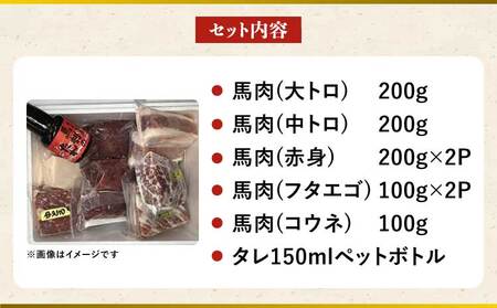 馬刺し 霜降り 赤身 1.1kg 熊本 国産 熊本 タレ 馬刺しセット 盛合わせ 