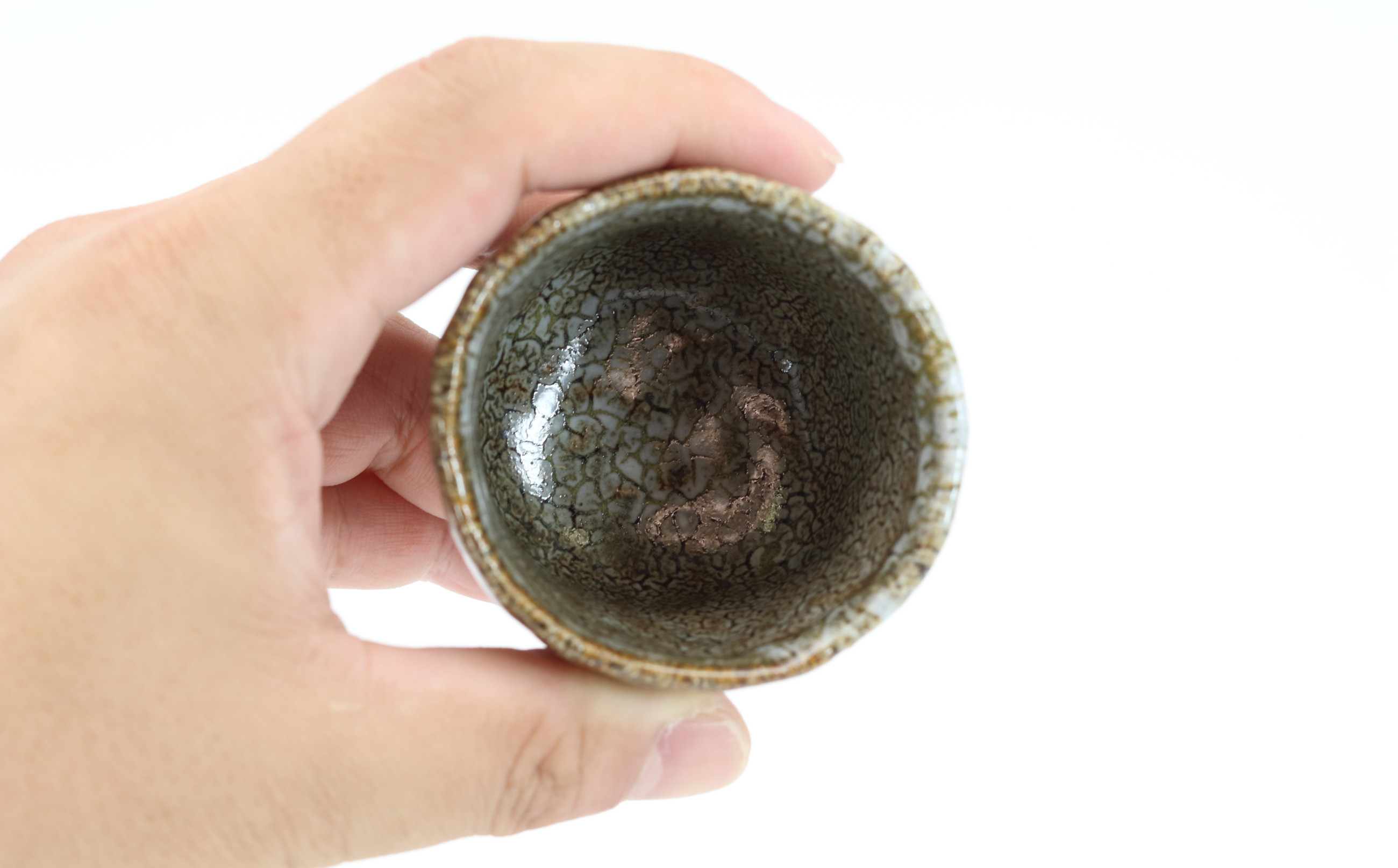 佐志山窯 蛇蝎唐津手捻りぐい呑