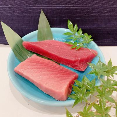 ふるさと納税 静岡市 天然メバチ鮪　中トロ柵(約200g×2袋)・赤身柵セット(約200g×2袋)計約800g