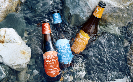 HAKUBA CRAFT 定番 3 本+コースター2 枚セット