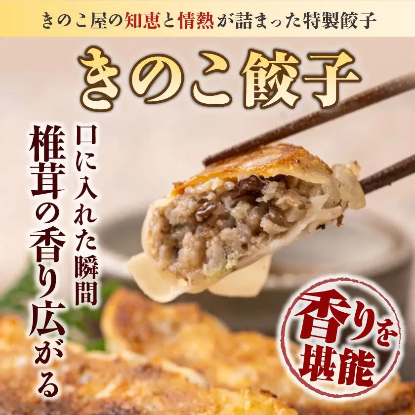 香りを堪能「きのこ餃子」&食感楽しむ「きくらげ餃子」食べ比べ66個_12-87-002_(都城市) ギョウザ きくらげ餃子 きのこ餃子 にんにく使用 大杉しいたけ園 2種 食べ比べ 焼き餃子 水餃子 