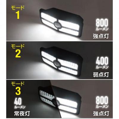ふるさと納税 小野市 大進 明るさ切り替えができるソーラー センサーライト 800lm DLS-WL010 防犯 屋外 |  | 03