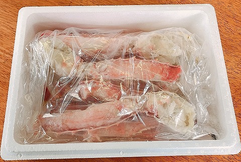 【北海道根室産】ボイル冷凍たらばがに脚ハーフカット済700g C-59010