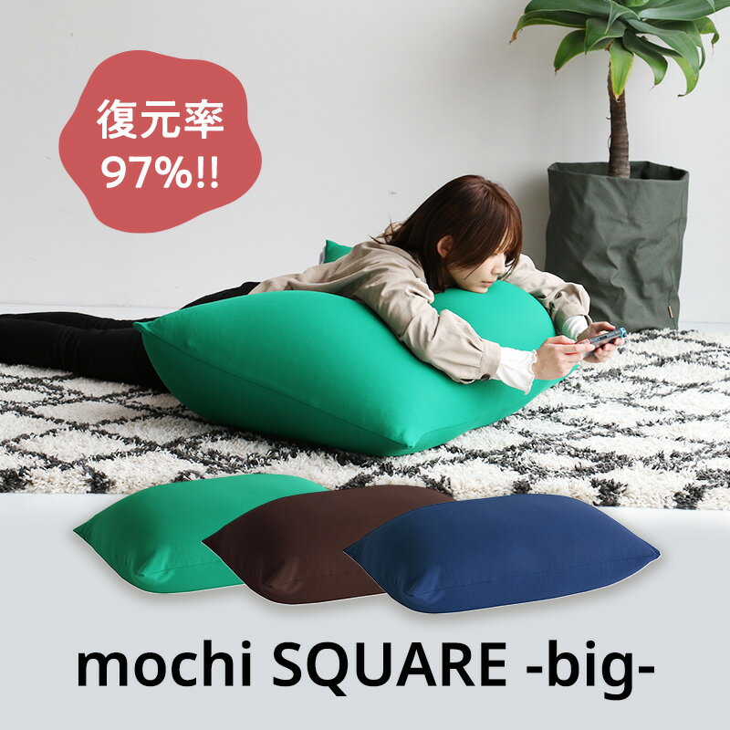 【ふるさと納税】もちmochi SQUARE -big- 新生活 一人暮らし 買い替え おしゃれ クッション 枕 寝具ギフト プレゼント お祝い 市場家具 いちば イチバ ICHIBA koti
