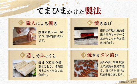 宮崎県宮崎市産　うなぎの蒲焼　約280g（約140g×2尾）タレ・山椒セット