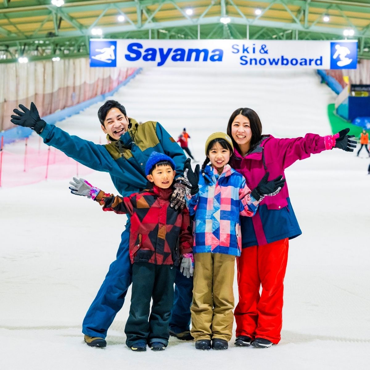 狭山スキー場 親子ワンデーチケット2枚 (中学生以上1枚・3歳～小学生1枚)