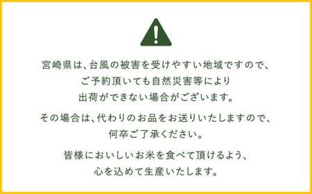 【3か月定期便】 無洗米 ＜チャック付＞ 米 国産 令和7年産 ヒノヒカリ 宮崎県産（ 計20kg×3回）