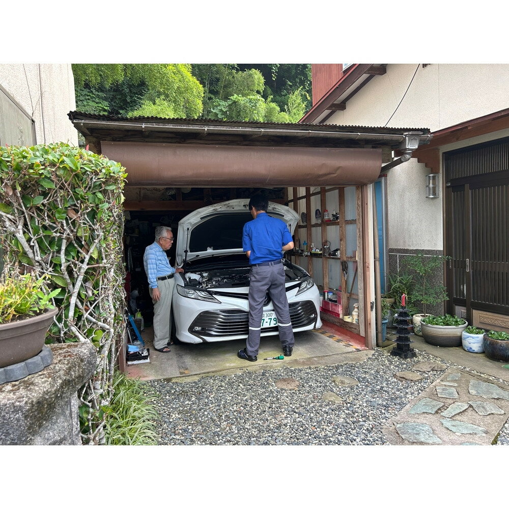 【ふるさと納税】三朝町石油・LPガス機器＋車両点検サポート訪問サービス