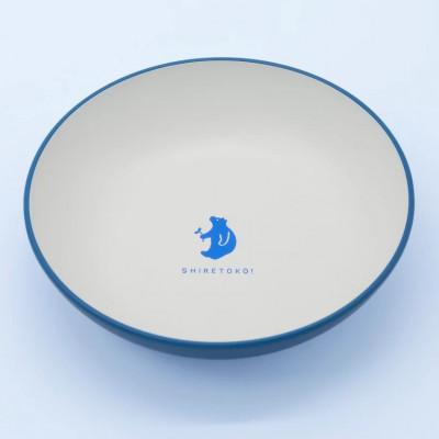 ふるさと納税 斜里町 知床トコさんテーブルウェアシリーズ　丸ボウル皿 2枚セット (S)【ブルー】 |  | 01