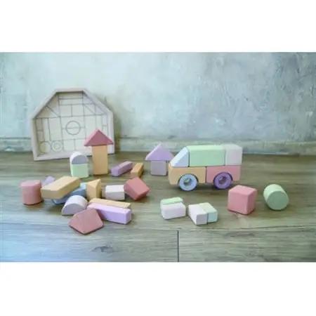 東郷町【公式キャラクターロゴ入り】つみきのいえM【1563529】