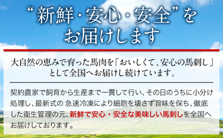  馬刺し 赤身馬刺し 400g タレ付き 1本 150ml 桜屋《30日以内に出荷予定(土日祝除く)》 熊本県 産山村 送料無料 肉 馬肉 馬さし タレ 赤身