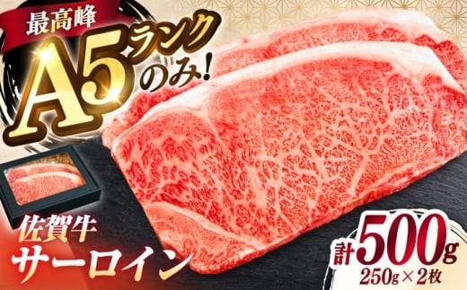 
                  佐賀牛 赤身 A5 サーロイン ステーキ 250g × 2枚 サーロインステーキ ロースステーキ| 厚切り 希少部位 お肉 牛肉 黒毛和牛 | 吉野ヶ里町/KRAZY MEAT [FDR002]
                