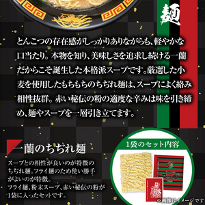 ラーメン セット 一蘭 定期便 ちぢれ麺 袋ラーメン スープ 計30食