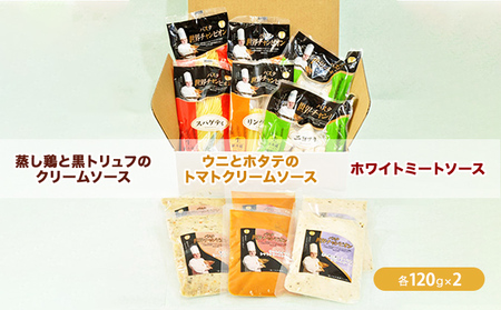生パスタ パスタソース 各6食 セット パスタ 生 スパゲッティ リングイネ ニョッキ 食べ比べ ソース ミートソース トマトソース クリームソース うに ホタテ トリュフ ギフト プレゼント 贈答 