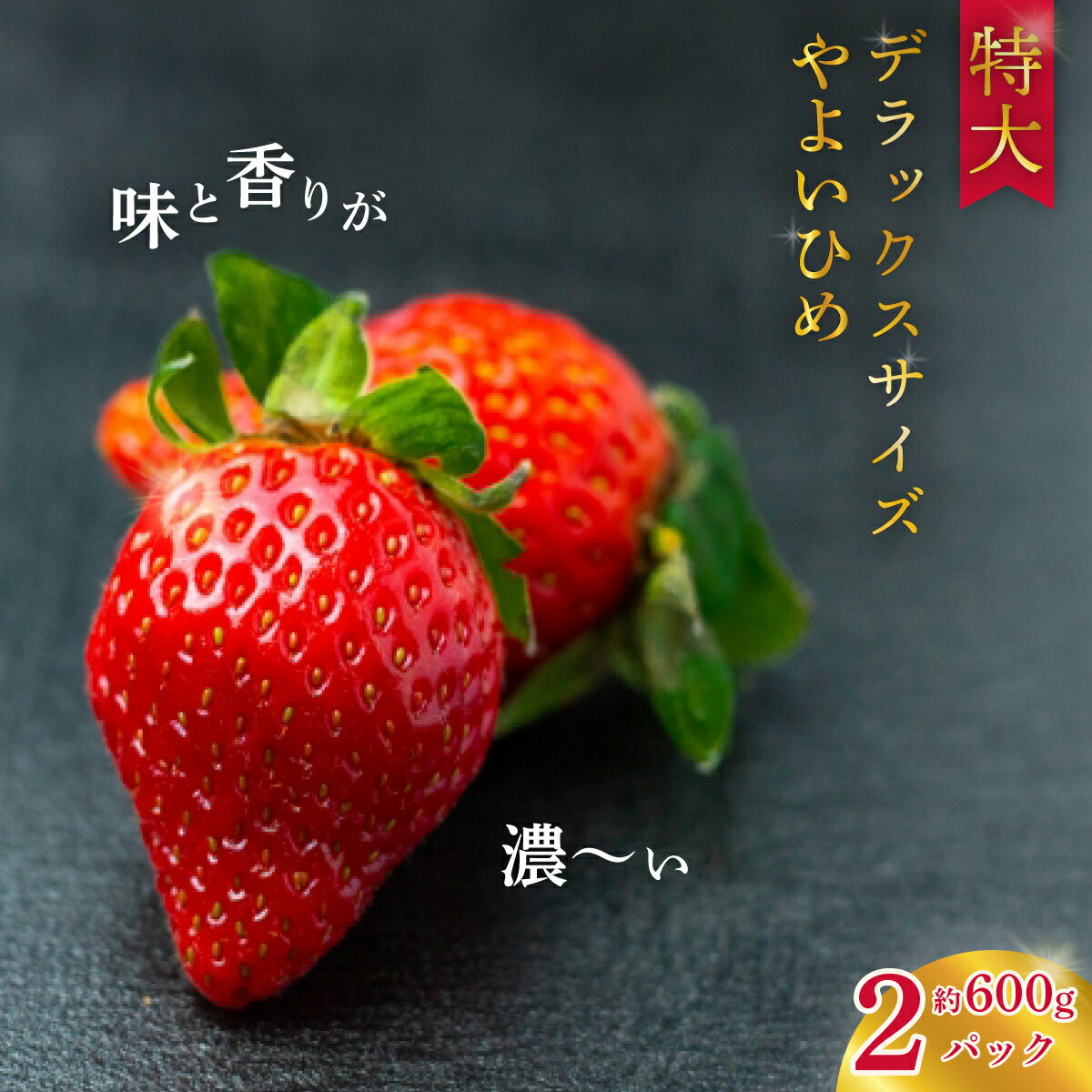 【ふるさと納税】【2026年/先行予約】特大いちご・デラックスサイズ 大粒苺 やよいひめ 2パック| 大粒 いちご 苺 イチゴ 特大 フルーツ 苺 やよい姫 新鮮 朝採れ 大きい 果物 デザート 贈り物 人気 高級 ギフト お取り寄せ 完熟 いちご イチゴ 茨城県 常陸太田 檜山いちご園