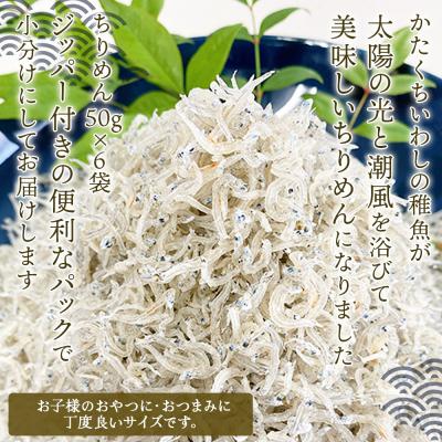 ふるさと納税 西予市 <井上のちりめん 使い切り小袋セット 合計約300g(50g入り×6袋)> ちりめんじゃこ かたくち |  | 01