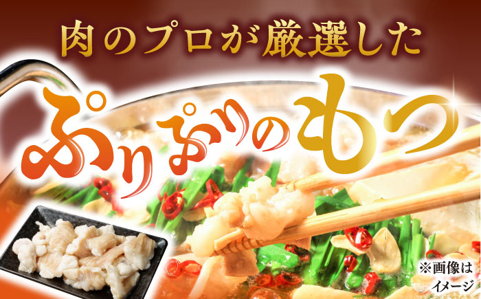 博多醤油もつ鍋 10人前セット 吉富町/株式会社MEAT PLUS [BGAB002]